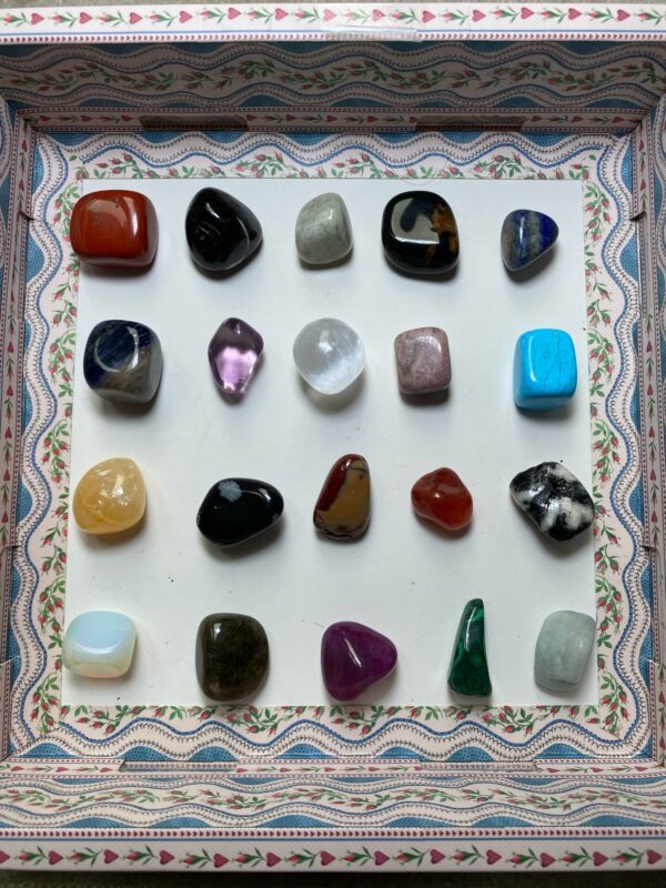 Clearance box - 20 Crystal Tumble Stones